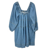 FREE PEOPLE DENIM DRESSES BLUE S