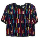 HUNTER BELL SEQUIN TOPS MULTI M