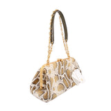 TORY BURCH CLEO EMBOSSED SHOULDER BAGS MULTI