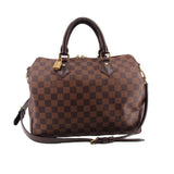 LOUIS VUITTON SPEEDY 30 BANDOULIERE CROSSBODYS DAMIER EBENE