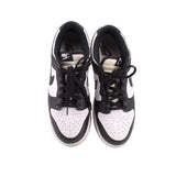 NIKE WOMEN'S DUNK LOW SNEAKERS BLACK/WHITE 9.5 US