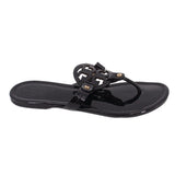 TORY BURCH MILLER SANDALS BLACK 7.5 US
