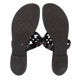 TORY BURCH MILLER SANDALS BLACK 7.5 US
