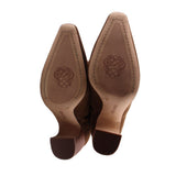 VINCE CAMUTO WIDE CALF SUEDE BOOTS BROWN 10 US