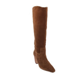 VINCE CAMUTO WIDE CALF SUEDE BOOTS BROWN 10 US