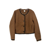 J CREW SHERPA JACKETS BROWN M | 10