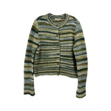 SPENDID STRIPED CARDIGANS GREEN S