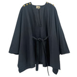 TUCKERNUCK CAPE TOPS NAVY O/S