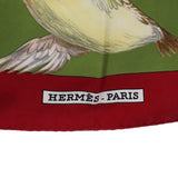 HERMES SAUVAGINE EN VOL SCARVES GREEN