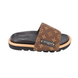 LOUIS VUITTON POOL PILLOW SANDALS MONOGRAM 37 EU | 7.5 US