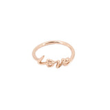 TIFFANY & CO ROSE GOLD PALOMA'S GRAFFITI LOVE RINGS 7