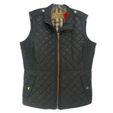 BURBERRY QUILTED VEST BLACK L