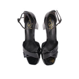 SAM EDELMAN PATENT HEELS BLACK 9 US