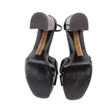 SAM EDELMAN PATENT HEELS BLACK 9 US