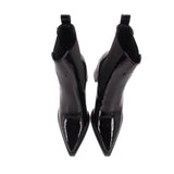 BILLINI PATENT BOOTIES BLACK 7.5 US