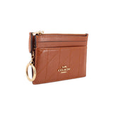 COACH MINI SKINNY ID WALLETS BROWN