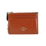 COACH MINI SKINNY ID WALLETS BROWN