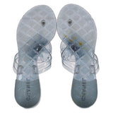 CHANEL CAMELLIA SANDALS BLUE 38 EU | 7.5 US