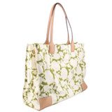 TORY BURCH ELLA PRINTED TOTES GREEN