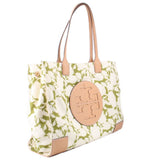TORY BURCH ELLA PRINTED TOTES GREEN