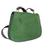 GUCCI BLONDIE HORSEHAIR CROSSBODYS GREEN