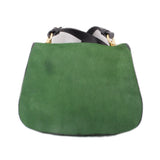 GUCCI BLONDIE HORSEHAIR CROSSBODYS GREEN