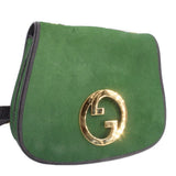 GUCCI BLONDIE HORSEHAIR CROSSBODYS GREEN