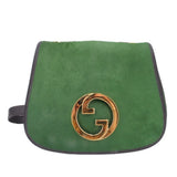 GUCCI BLONDIE HORSEHAIR CROSSBODYS GREEN