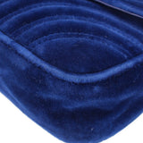 GUCCI MARMONT VELVET CROSSBODYS BLUE