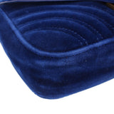GUCCI MARMONT VELVET CROSSBODYS BLUE