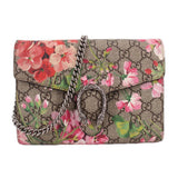 GUCCI BLOOMS DIONYSUS WALLET ON CHAIN CROSSBODYS MULTI