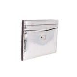 COACH CARD CASE WALLETS SILVER MIRROR