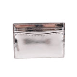 COACH CARD CASE WALLETS SILVER MIRROR