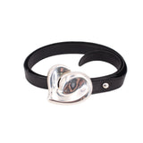 TIFFANY & CO VINTAGE PERETTI BELTS SILVER/BLACKK O/S