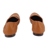 TORY BURCH BALLET LOAFERS BROWN 9 US