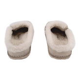 BIRKENSTOCK SHEARLING FLATS STONE 7 US