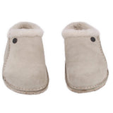 BIRKENSTOCK SHEARLING FLATS STONE 7 US