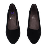 AEROSOLES SUEDE HEELS BLACK 8 US