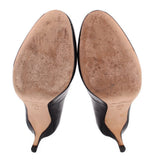 ANTONIO MELANI PATENT HEELS BLACK 8 US