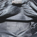 BURBERRY tote bag interior lining with black fabric and repeating logo pattern