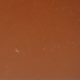 Brown leather grain texture panel