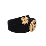 GUCCI MARMONT CHARM BELTS BLACK M | 95 | 38