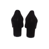MANOLO BLAHNIK TUCCIOTO ALMOND TOE HEELS BLACK 40 EU | 9 US