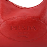 PRADA VITELLO DAINO HOBOS RED