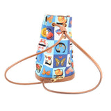 GUCCI VINTAGE SHIMO DRAWSTRING BACKPACKS BLUE