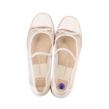 DOLCE VITA MESH FLATS WHITE 8 US