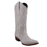 JB DILLON WOMEN'S COWBOY BOOTS WHITE 9 US