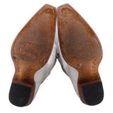 JB DILLON WOMEN'S COWBOY BOOTS WHITE 9 US