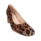JACK ROGERS LENORA LEOPARD HEELS TAN 11 US