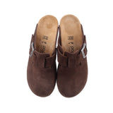 PAPILLIO SUEDE MULES BROWN 7 US